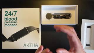 Healthtech Gizmos  AKTIIA 247 Continuous Blood Pressure Monitor  Wearable Review [upl. by Sorenson98]