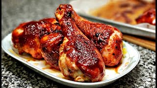 Easy Oven Baked BBQ Chicken  Barbecue Sauce Recipe  Baked Chicken Recipe [upl. by Ferdinanda]