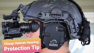 How to Walkers Hearing Protection on Helmet ARC Rails [upl. by Kester]