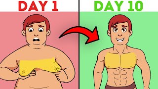 Lose Chest Fat In 10 Day Challenge Home Workout For Chest Fat Loss [upl. by Hulbig742]