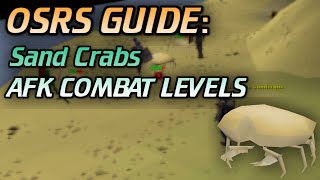 Old School Runescape Guide  Sand Crabs  AFK Combat XP [upl. by Aztiley]