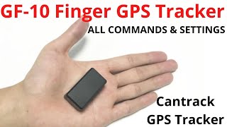 GF10 GPS Tracker Finger GPS Tracker [upl. by Atelahs944]