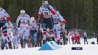 Längdskidor Världscupen Lillehammer 2017  Skiathlon Damer [upl. by Znarf207]