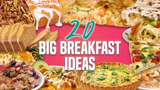 20 Breakfast Recipes for a Crowd  Holiday Breakfast and Brunch Recipe Compilation [upl. by Gregrory]