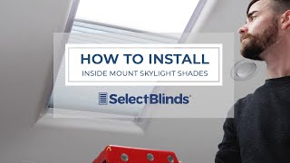 How to Install Inside Mount Skylight Shades [upl. by Ferdinana951]