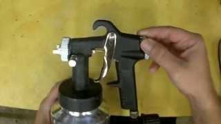 Harbor Freight LVLP Spray Gun Review and Modifications Item 61455 [upl. by Gora]