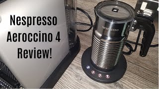 Nespresso Aeroccino 4 Milk Frother Review  Worth upgrading from the Aeroccino 3 [upl. by Annot]