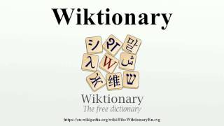 Wiktionary [upl. by Myrna150]