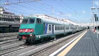 Tutti treni della stazione di Roma Termini [upl. by Eilitan]