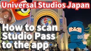 【USJ Studio Pass】How to scan tickets to the application [upl. by Rennug496]