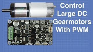 Control Large Gearmotors with PWM amp Arduino [upl. by Atirehc546]