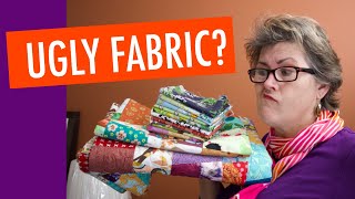 5 WAYS TO USE UGLY FABRIC FREE QUILT PATTERN [upl. by Eiznik356]