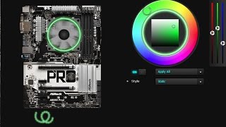 ASRock RGB LED B350 X370 AM4 Ryzen Software Functionality [upl. by Fennie]