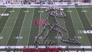 The Ohio State University Marching Band Michael Jackson Tribute Oct 19 2013 [upl. by Ahsac696]