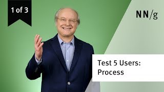 Usability Testing w 5 Users Design Process video 1 of 3 [upl. by Garibold503]