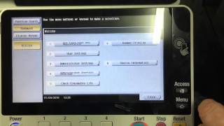 Konica Minolta bizhub Enable Scan to USB [upl. by Lucic331]