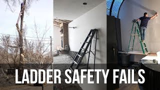 50 of the Most Extreme Ladder Safety Fails  Volume 1 [upl. by Atsahs568]