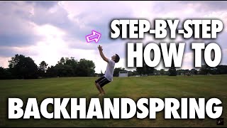 How to do a Back Handspring  Tutorial [upl. by Xila]