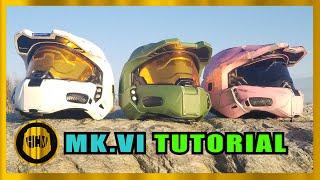 How To Make A Custom Halo Helmet Tutorial [upl. by Noscire]