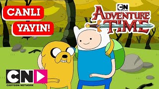 🔴 CANLI 🔴 ADVENTURE TIME  2 Saatlik Maraton  Cartoon Network Türkiye [upl. by Ecnerol]