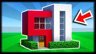 COMMENT CONSTRUIRE UNE MAISON MODERNE  🏠🏠 Tuto Build Minecraft [upl. by Ursal500]