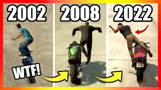 Evolution of BIKES LOGIC 2 in GTA Games 20022022 [upl. by Dyche]