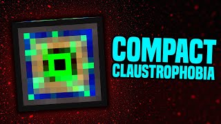 Minecraft Compact Claustrophobia  ENTERING A GLITCHED MACHINE 13 Modded Questing Skyblock [upl. by Oirelav581]