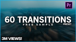 60 Free Smooth Transitions for Adobe Premiere Pro [upl. by Goulet]