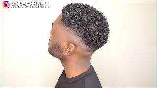 MENS NATURAL CURLY HAIR ROUTINE  KINKY TO CURLY [upl. by Nottnerb340]