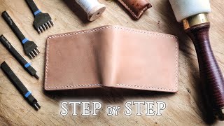 How to Make a Leather Wallet [upl. by Normi126]