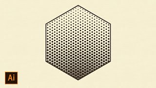 Geometric Halftone Tutorial  Adobe Illustrator [upl. by Notrom978]