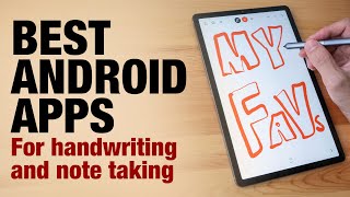 Best Android Apps for Handwriting and Note Taking [upl. by Marsha]