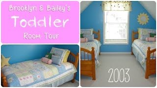 Brooklyn amp Baileys Toddler Girl Room Tour 2003 [upl. by Akaya936]