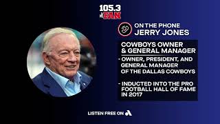 Jerry Jones on 1053 The Fan 11124  Dallas Cowboys 2024 [upl. by Anaele]