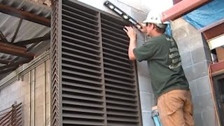 Ruskin XP500 Extreme Weather Louver Installation [upl. by Eicram]