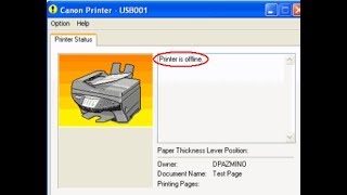 Change a printers status to online by removing and readding the printer [upl. by Reeves861]