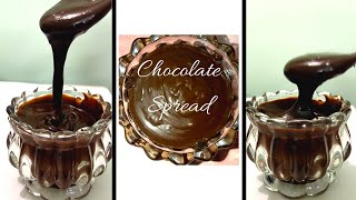 Homemade Chocolate Spread  Easiest way to make Chocolate Spread at home [upl. by Jp]