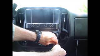 Install upfitterauxiliary switch panel in 2018 Chevy Silverado [upl. by Harberd817]