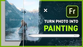 Adobe Fresco  Turn a Photo into Painting [upl. by Atazroglam]