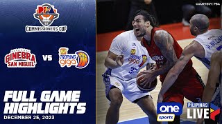 Brgy Ginebra vs TNT highlights  PBA Season 48 Commissioners Cup  Dec 25 2023 [upl. by Daahsar]