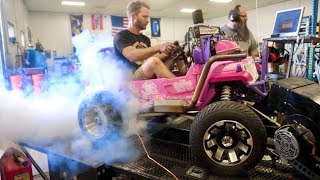 Supercharged Barbie Jeep Gets Dyno Tuned FAIL [upl. by Bhatt]