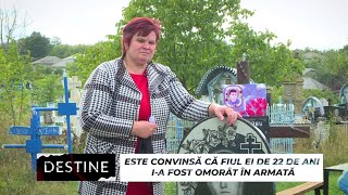 DESTINE O femeie susţine că fiul ei a fost omorât în armată [upl. by Audres]