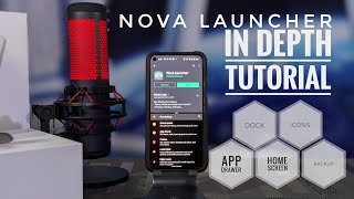 Android Nova Launcher Complete Tutorial Review amp Tips [upl. by Elorak]