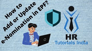 How to Add eNominee details in EPF  How to fill EPF eNomination Form  HR Tutorials India [upl. by Ellegna]