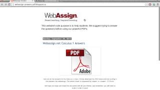 WebAssign Calculus 1 Answers [upl. by Lole]
