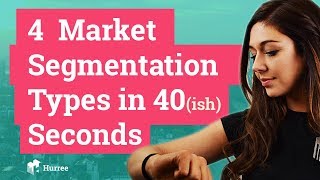 4 Market Segmentation Types in 40ish Seconds [upl. by Kanor]