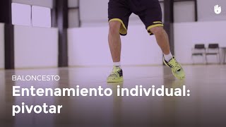 Entrenamiento individual pivotar  Baloncesto [upl. by Haran]