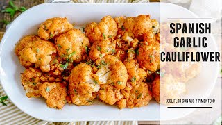 Spanish Garlic Cauliflower  Irresistibly Good amp Easy to Make [upl. by Ailla]