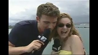 Ben Affleck Gropes Hilarie Burton On TRL Apologizes Rose McGowan Calls Harvey Weinstein Out [upl. by Ainaj613]