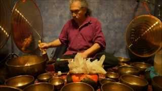 Crystal Chakra Meditation with Antique Tibetan Singing Bowls [upl. by Woodhead]